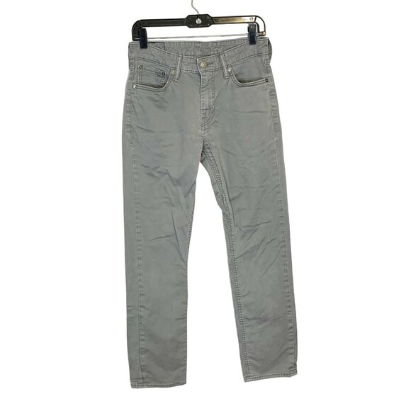 Levi's 511 Men's Jeans Mid Rise Slim Fit Straight Gray Stretch Denim Sz W30/L30 - Picture 3 of 14